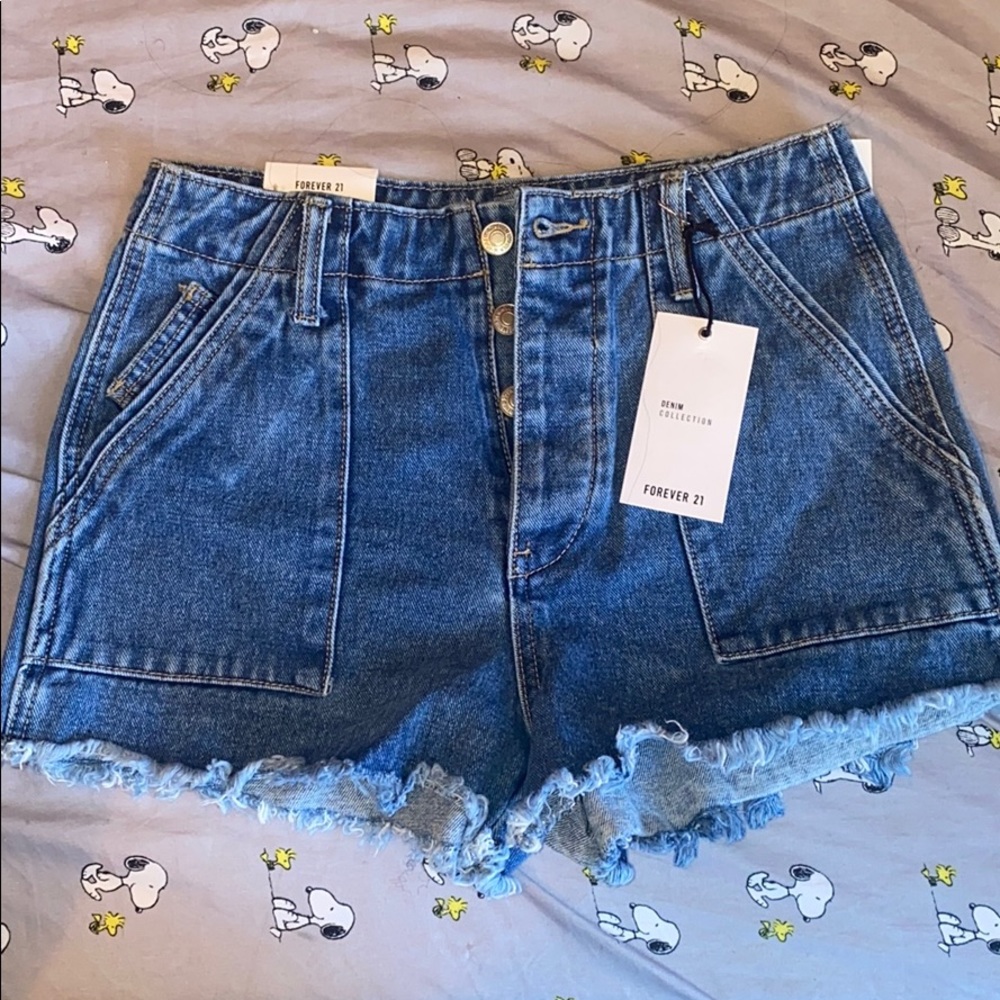 Denim shorts